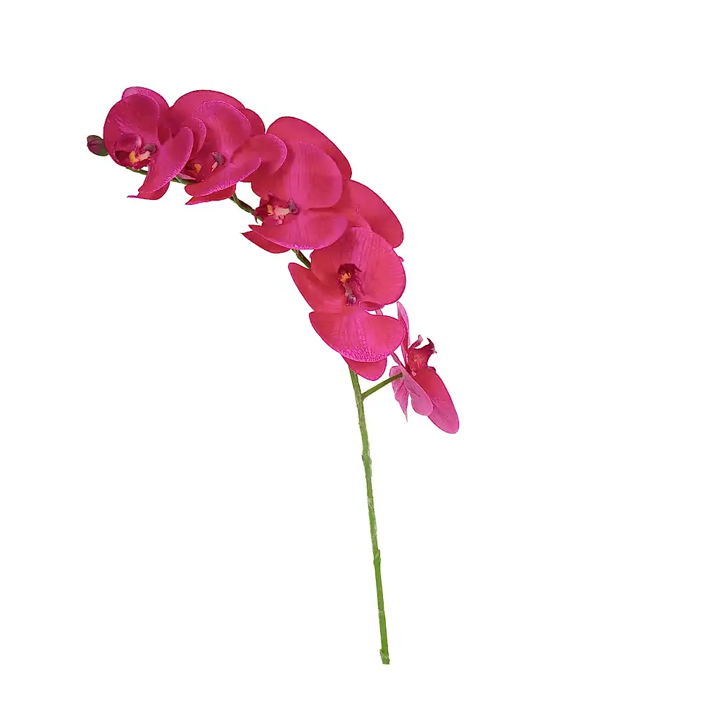 Yapay Orkide Çiçeği - Phalaenopsis Tek Dal
