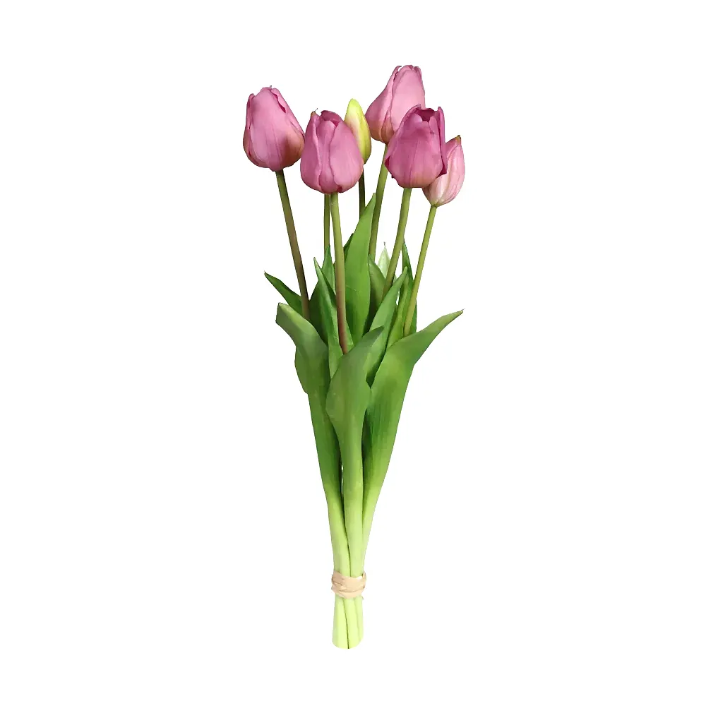 Yapay Islak Dokulu Lale Demet (46 CM) Yapay Islak Dokulu Lale Demet (46 CM) - Görsel 9