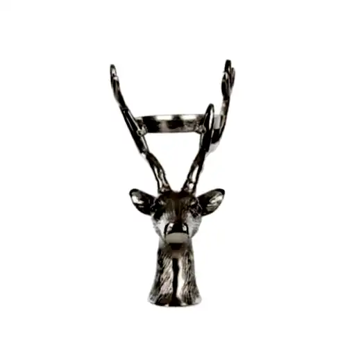 Metal Ren Geyiği Mum Dekor (30 CM)