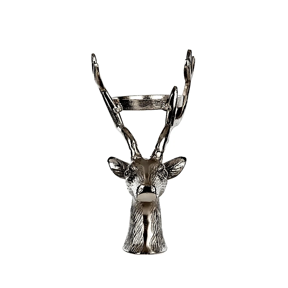 Metal Ren Geyiği Mum Dekor (30 CM) Metal Ren Geyiği Mum Dekor (30 CM)