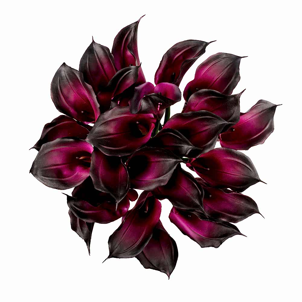 Jelli Islak Dokulu Cam Vazoda Purple Gala Aranjman (60 CM) Jelli Islak Dokulu Cam Vazoda Purple Gala Aranjman (60 CM) - Görsel 2