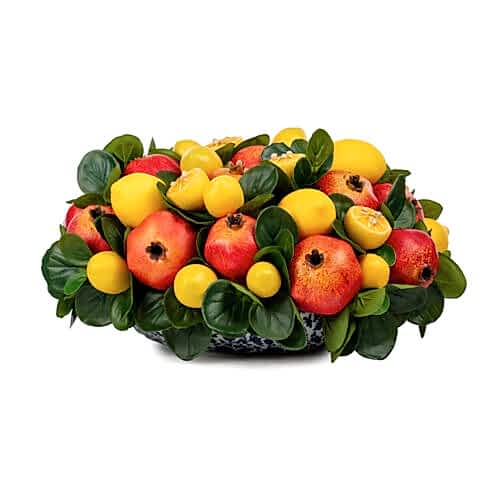 Seramik Tabakta Karışık Nar Aranjman (46 CM) Seramik Tabakta Karışık Nar Aranjman (46 CM)