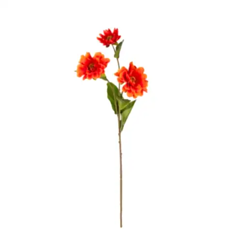 Yapay Islak Dokulu Zinnia Dal 3 Lü (72 CM) Yapay Islak Dokulu Zinnia Dal 3 Lü (72 CM)