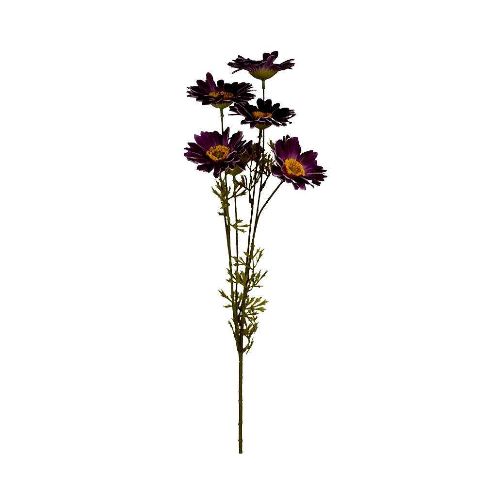 Yapay Islak Dokulu Papatya Dal (81 CM) Yapay Islak Dokulu Papatya Dal (81 CM)